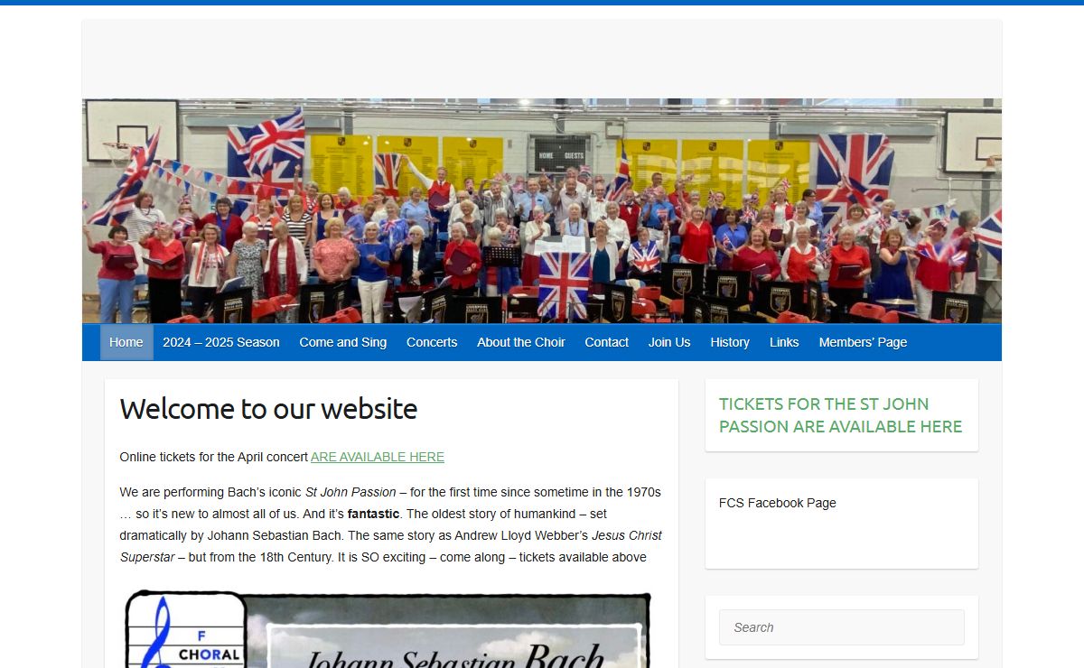 Formby Choral Society – Formby's fantastic, fun-loving Choral Society