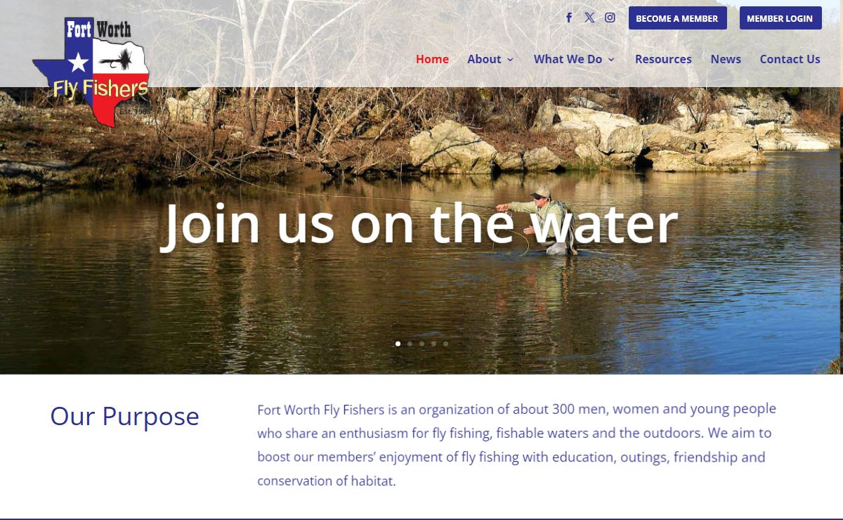 Fort Worth Fly Fishers | Enthusiasm for fly fishing, fishable waters and the outdoors
