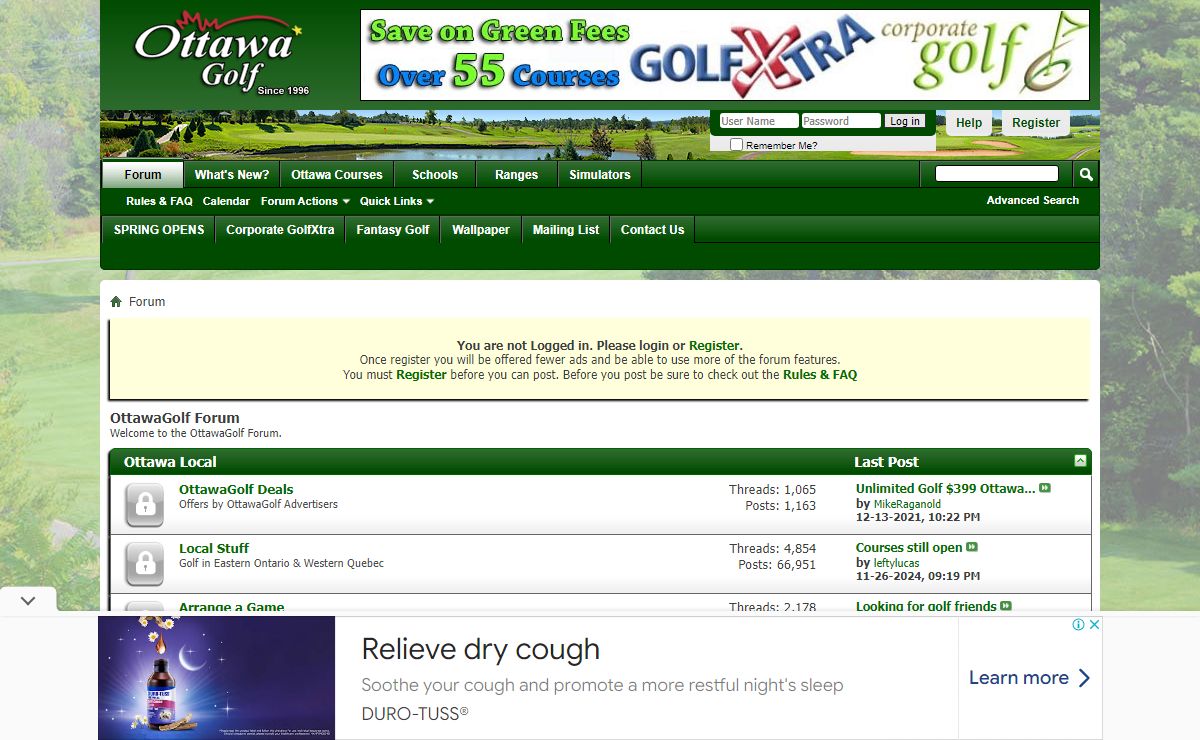 OttawaGolf Forum