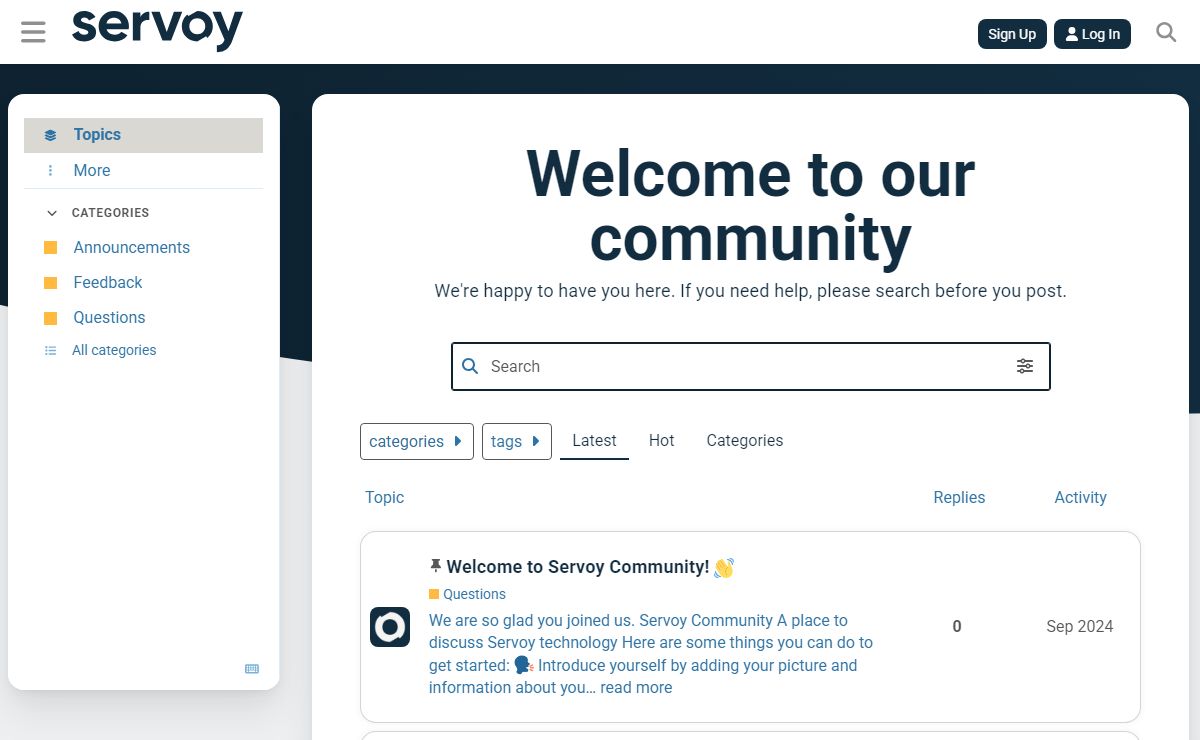 Servoy Community