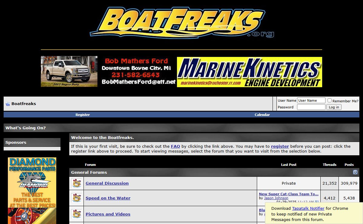 Boatfreaks - Powered by vBulletin