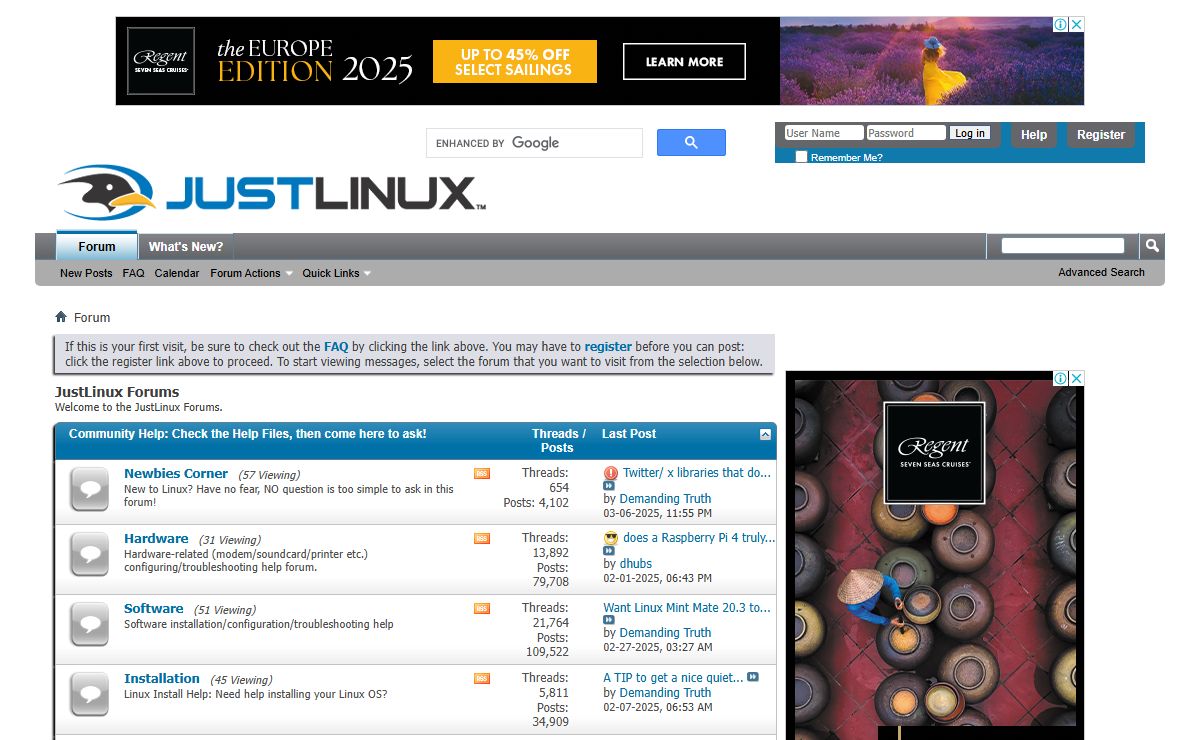JustLinux Forums