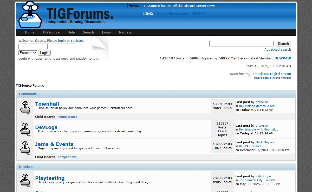 TIGSource Forums - Index