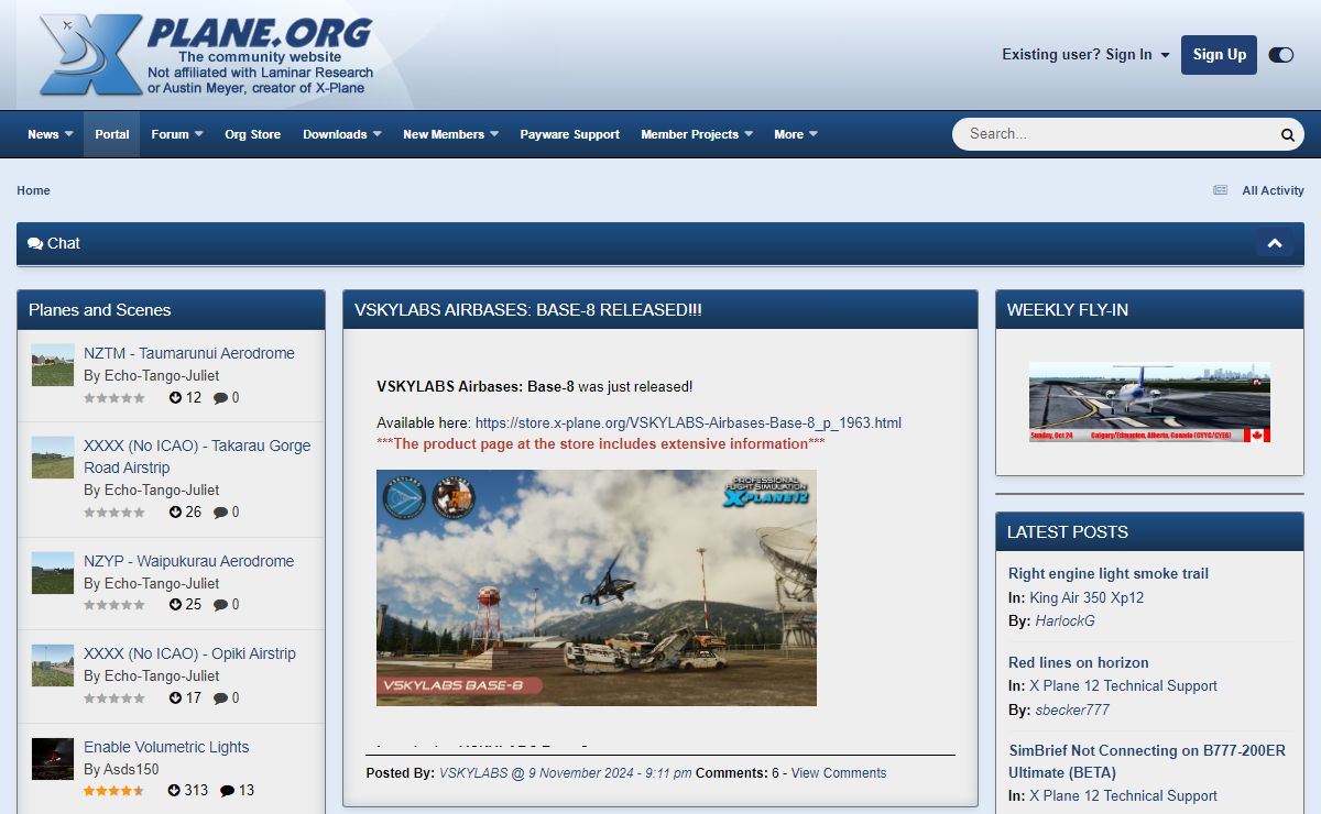 Portal - X-Plane.Org Forum