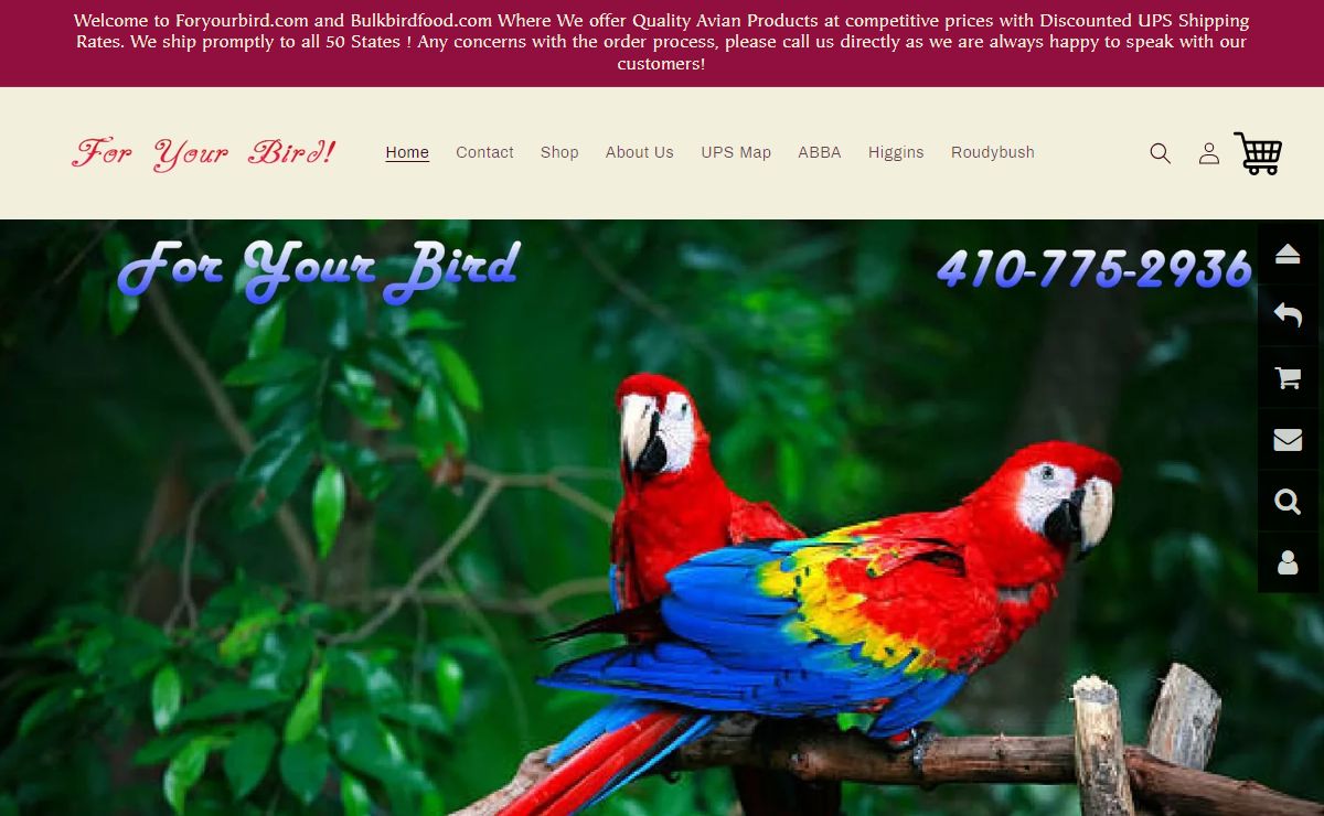 Foryourbird Pet Bird food – For Your Bird