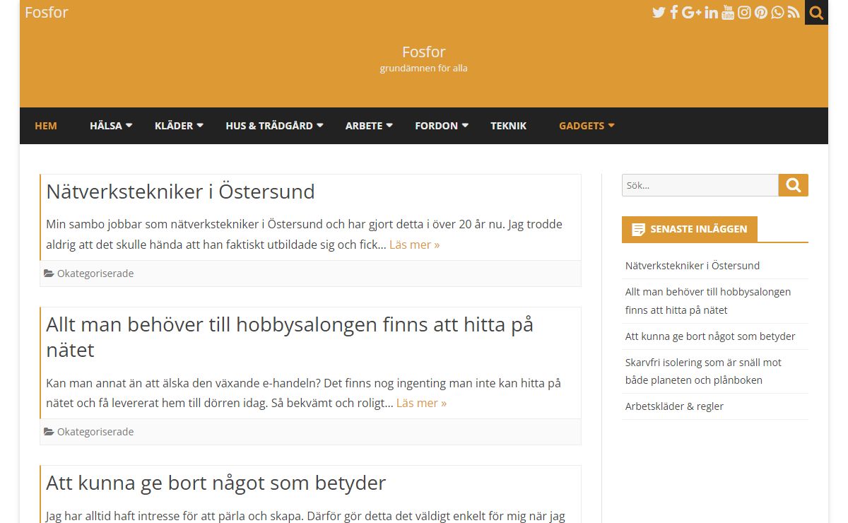 Fosfor - grundämnen för alla