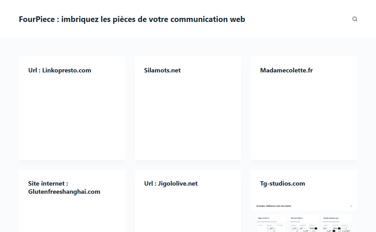 FourPiece : imbriquez les pièces de votre communication web -