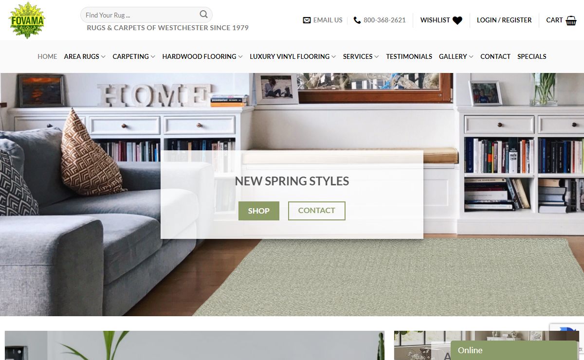 Home - Fovama Rugs & Carpets of Westchester, New York | Oriental, One-of-a-Kind, Modern, Handmade