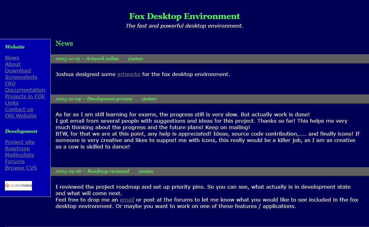 Fox Desktop Environment