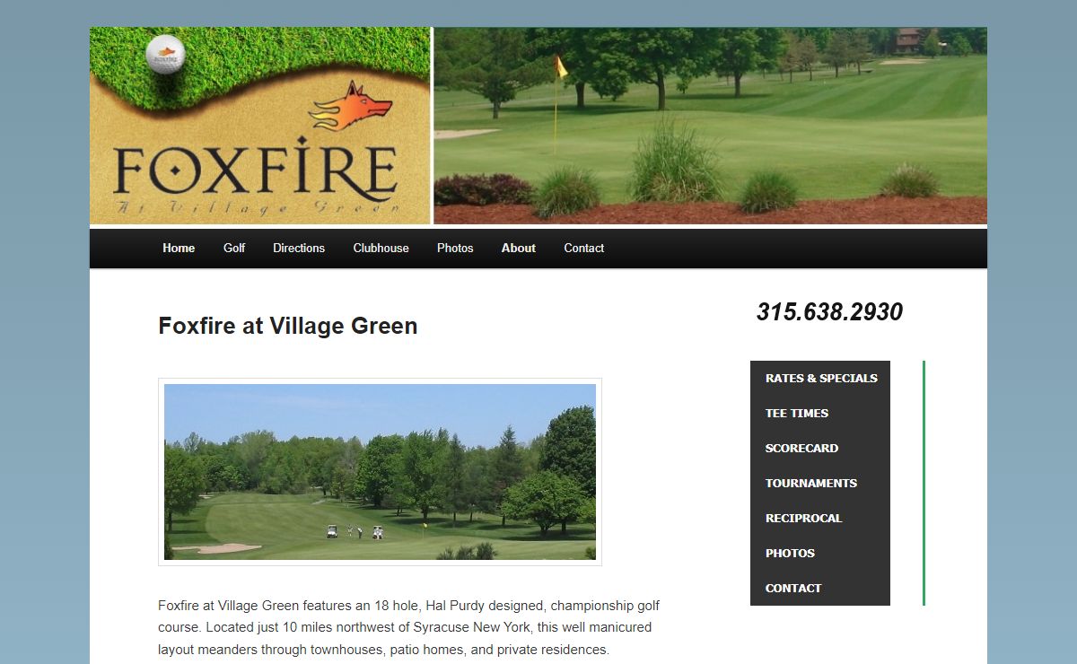 Foxfire Golf at Village Green | Baldwinsville | Syracuse | New York