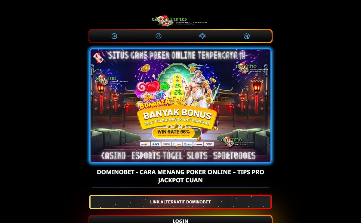 Dominobet - Cara Menang Poker Online – Tips Pro Jackpot Cuan