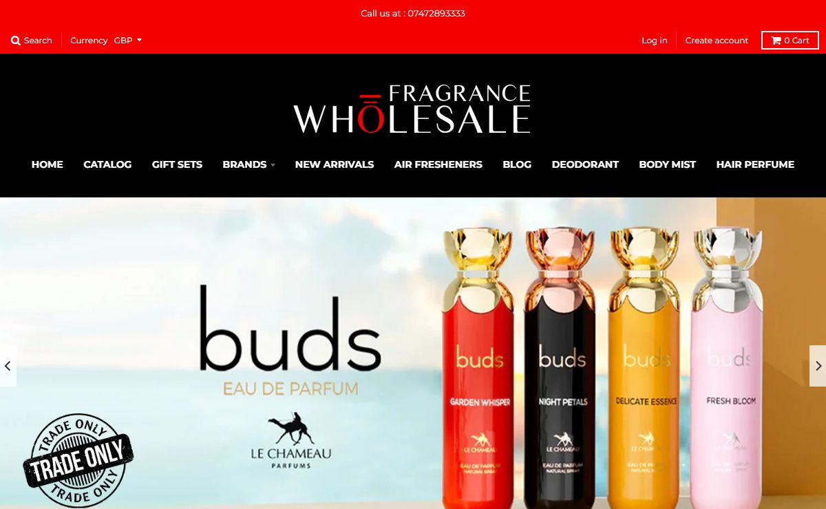 Fragrance Wholesale | UK Leading suppliers of Fragrance & Cosmetics