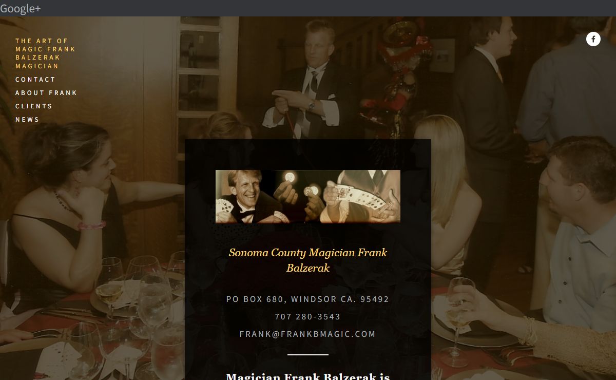 Magician Frank Balzerak