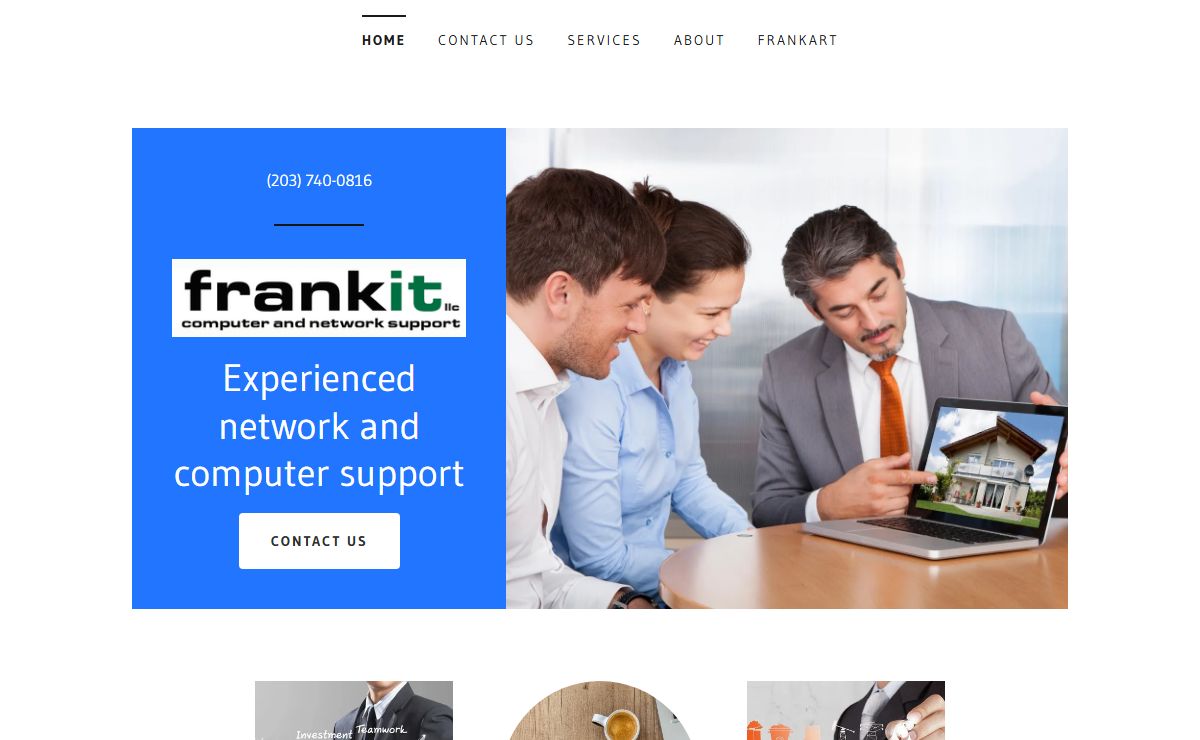 Frank IT Computer and Network Support Brookfield CT - Home