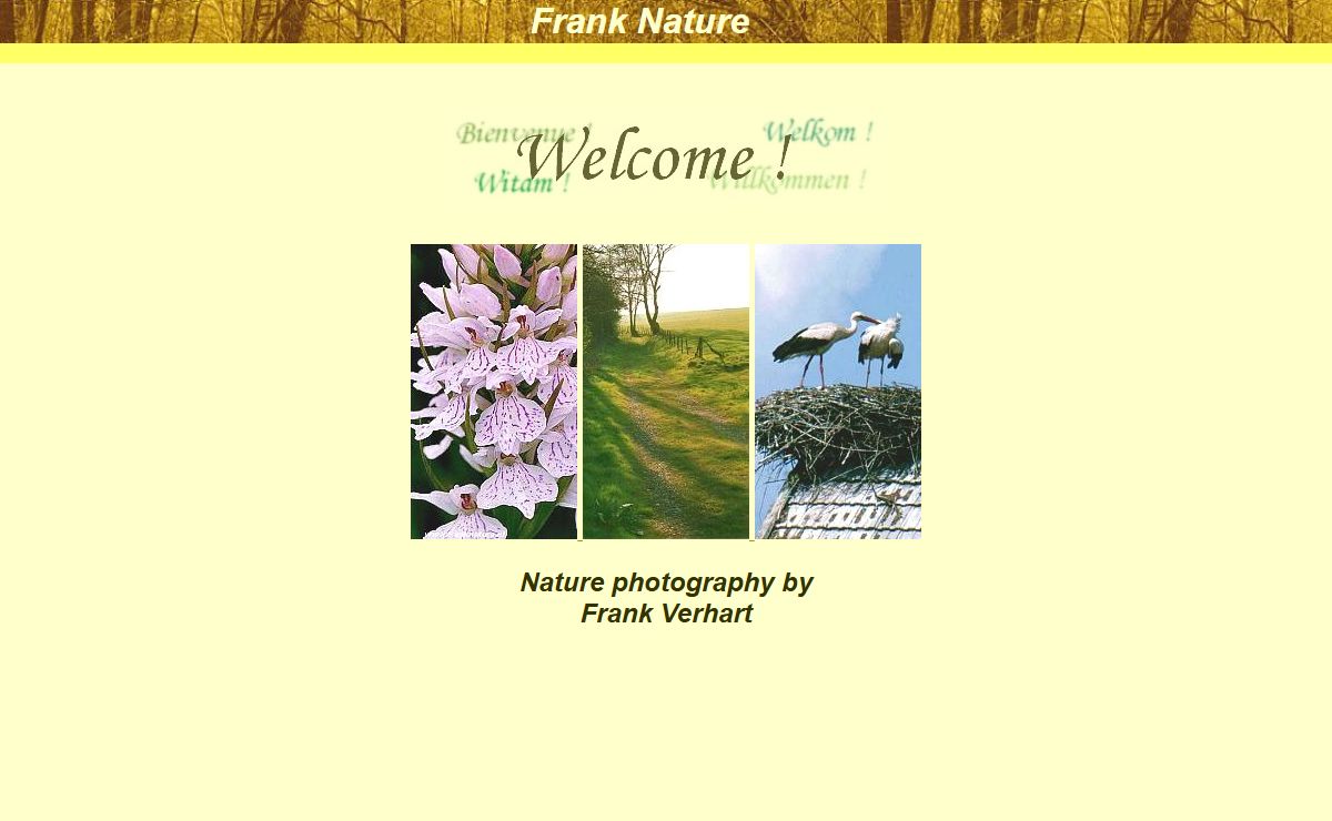 Welcome to Frank Nature - photography, nature, orchids...