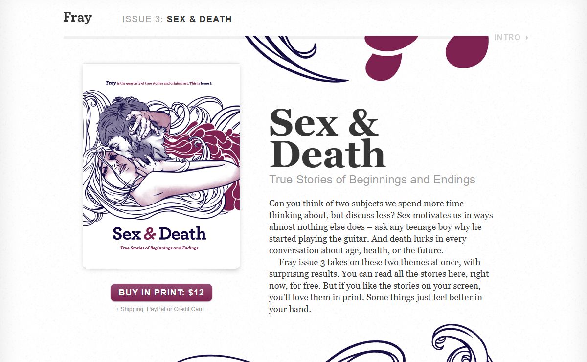 Fray issue 3: Sex & Death