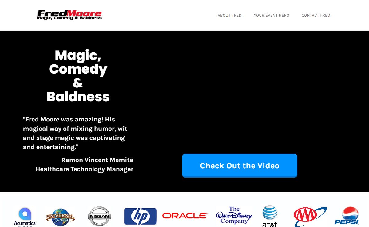 Magic, Comedy & Baldness – Amazing Magic, Clean Comedy = Happy Clients!