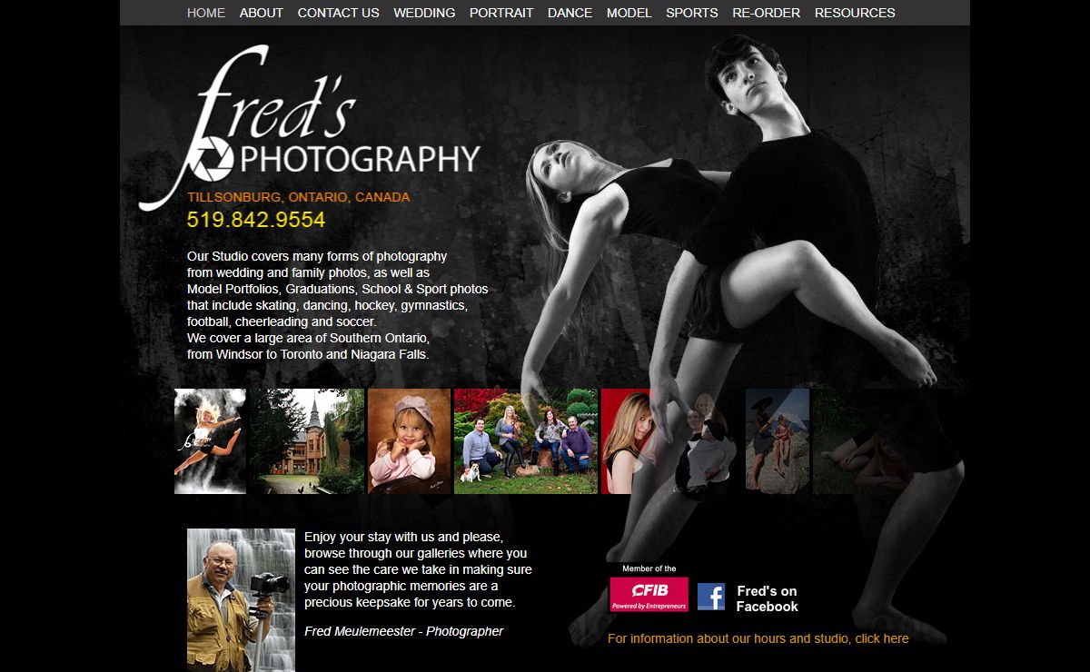 Fred's Photography - Serving South Western Ontario since 1973