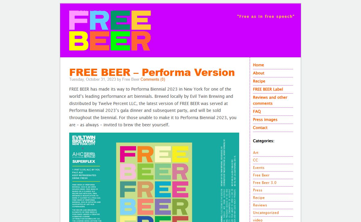 FREE BEER