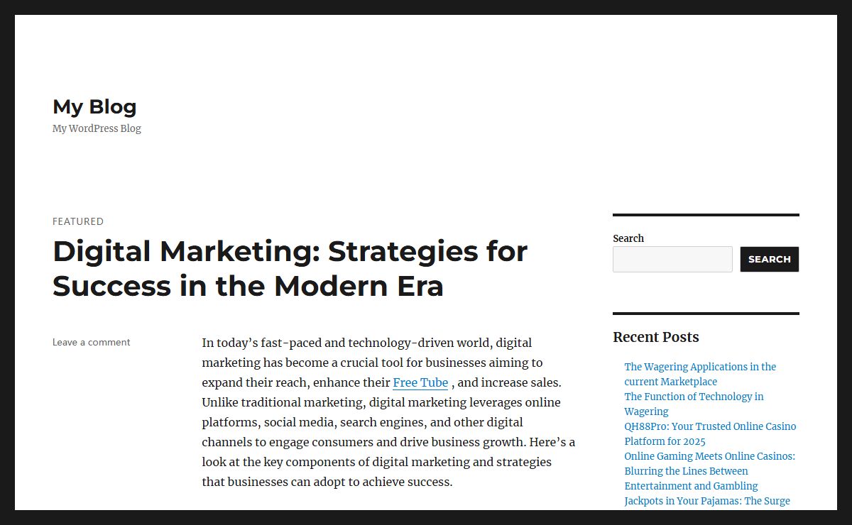 My Blog – My WordPress Blog
