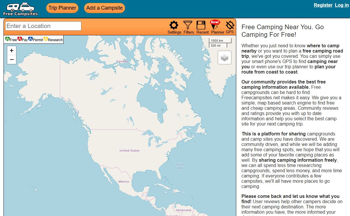 Free Camping Near You | Go Camping for Free!