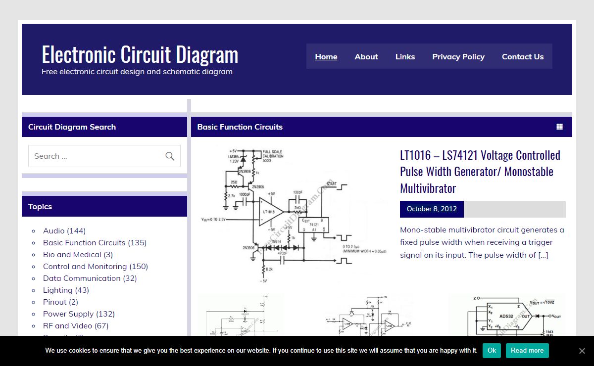 Electronic Circuit Diagram – Free electronic circuit design and schematic diagram