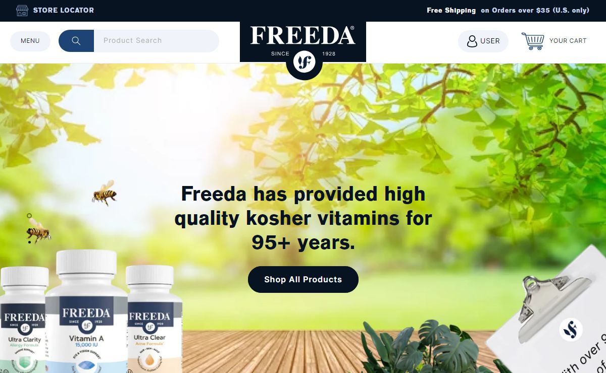 FREEDA® | Trusted Kosher Vitamins Since 1928 – Freeda Health