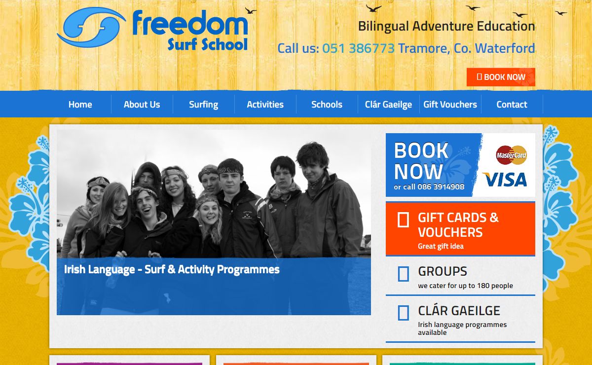 Freedom Surf School Tramore, Co. Waterford, Ireland | Surfing Lessons