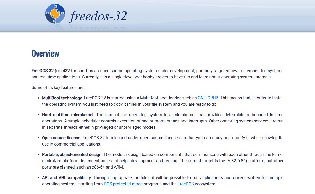 FreeDOS-32