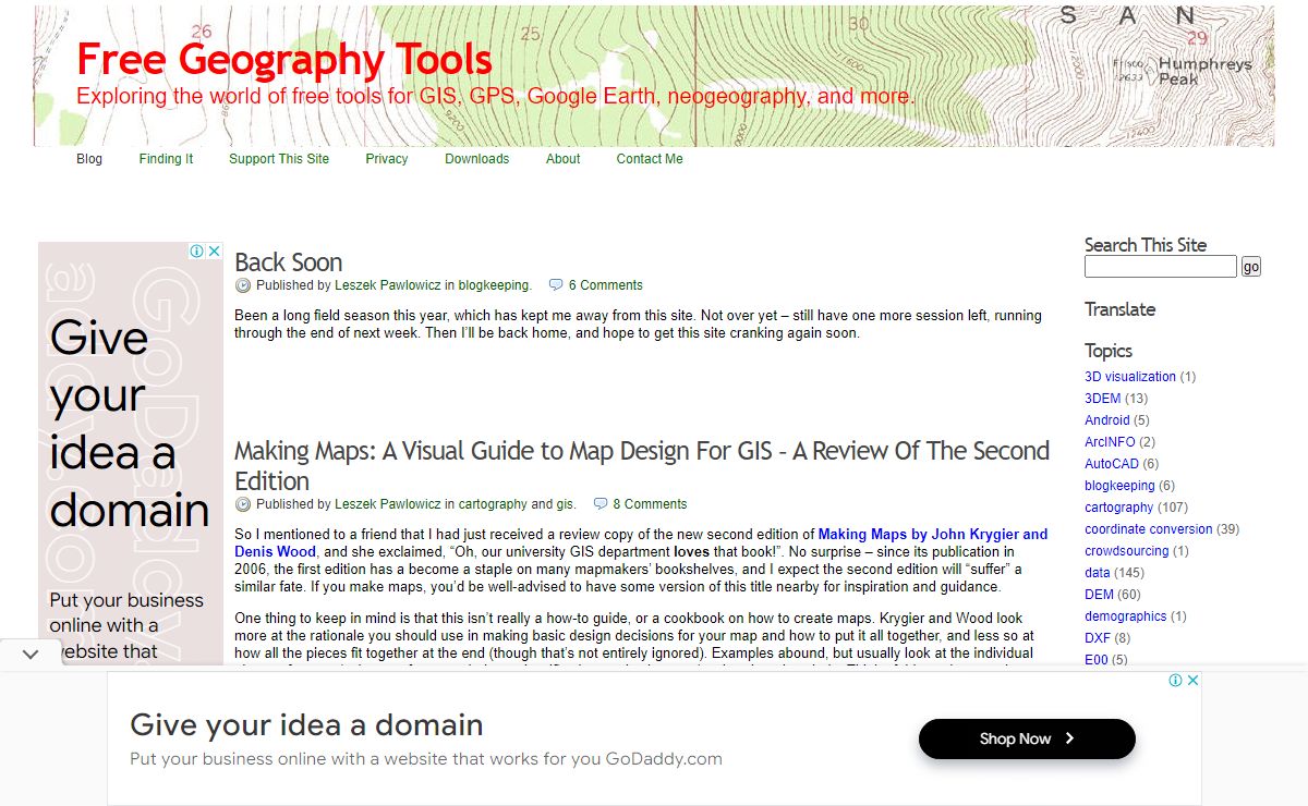 Free Geography Tools