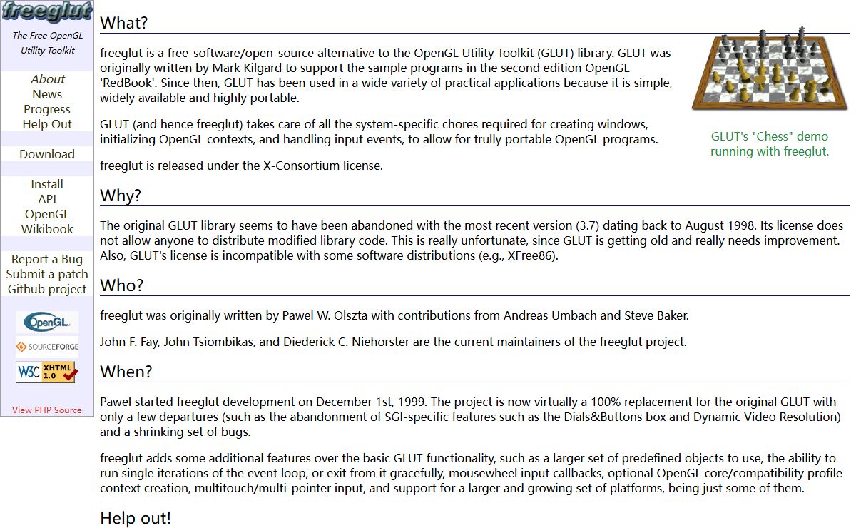 The freeglut Project :: About
