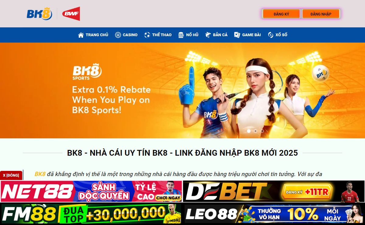 BK8 - NHÀ CÁI UY TÍN BK8 - LINK ĐĂNG NHẬP BK8 MỚI 2025