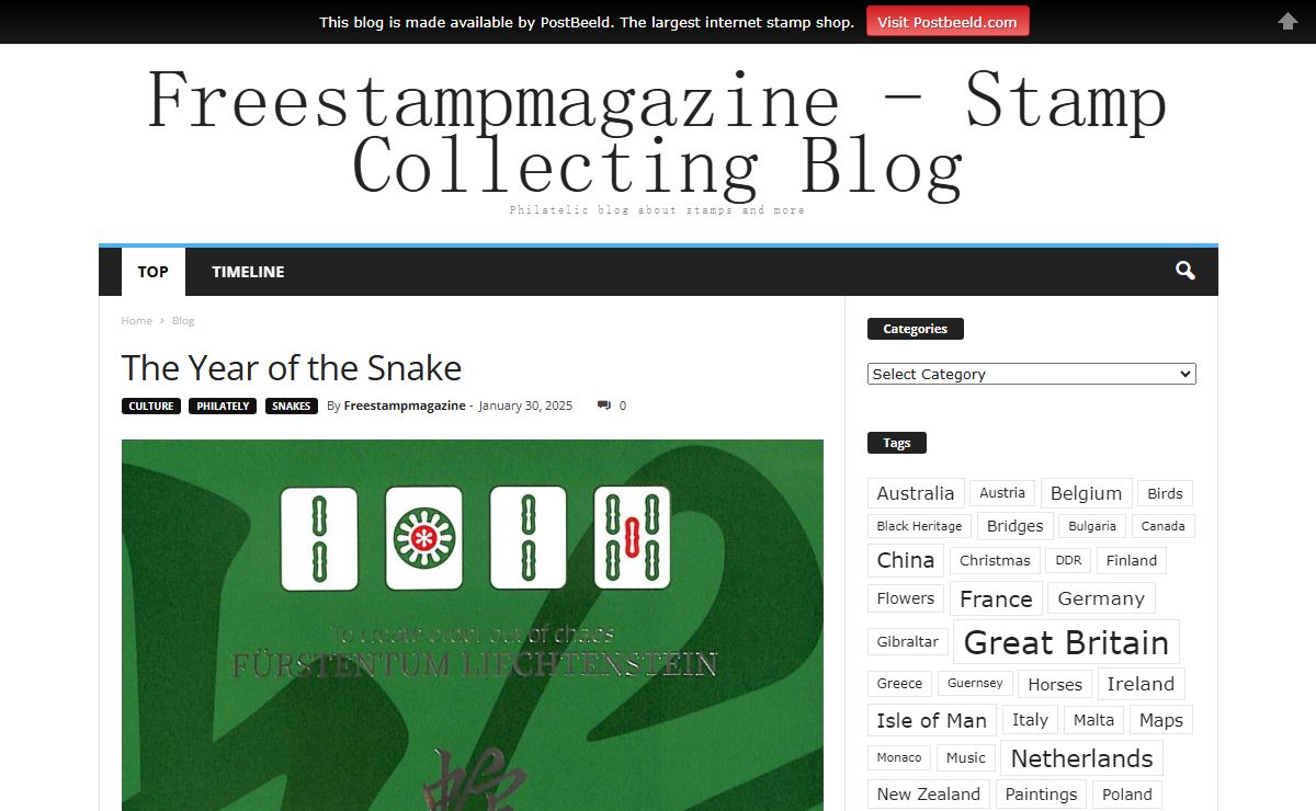 Freestampmagazine - Stamp Collecting Blog - Philatelic blog about stamps and more