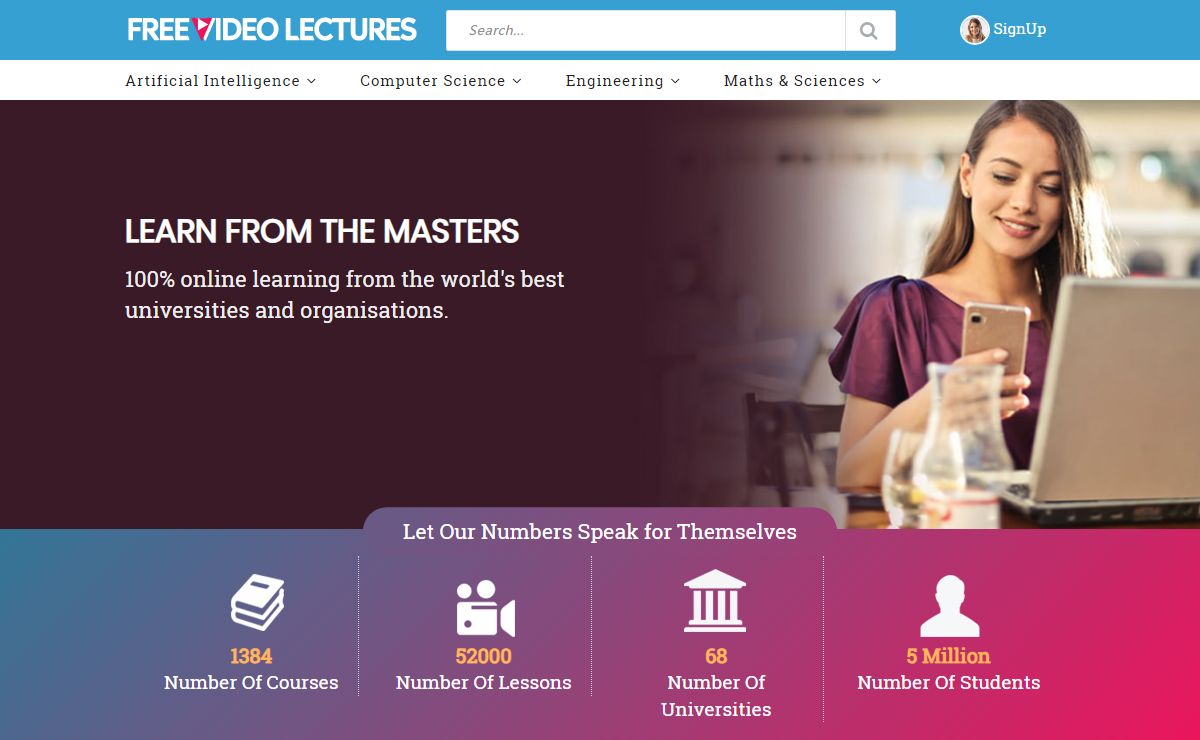 Free Video Lectures, Online Courses and Tutorials from best Universities