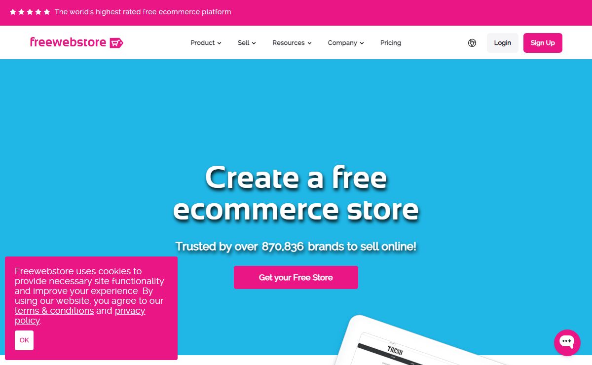 Create a Free Online Store or eCommerce Website