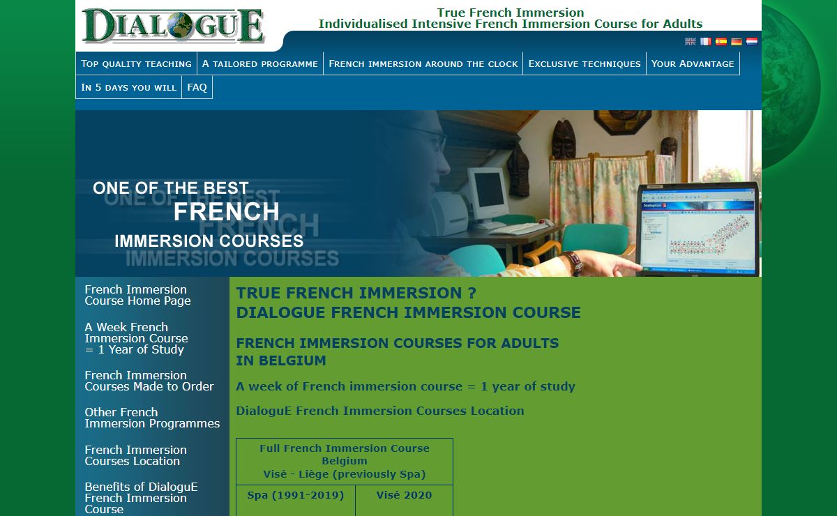 True French Immersion ? DialoguE French Immersion Course