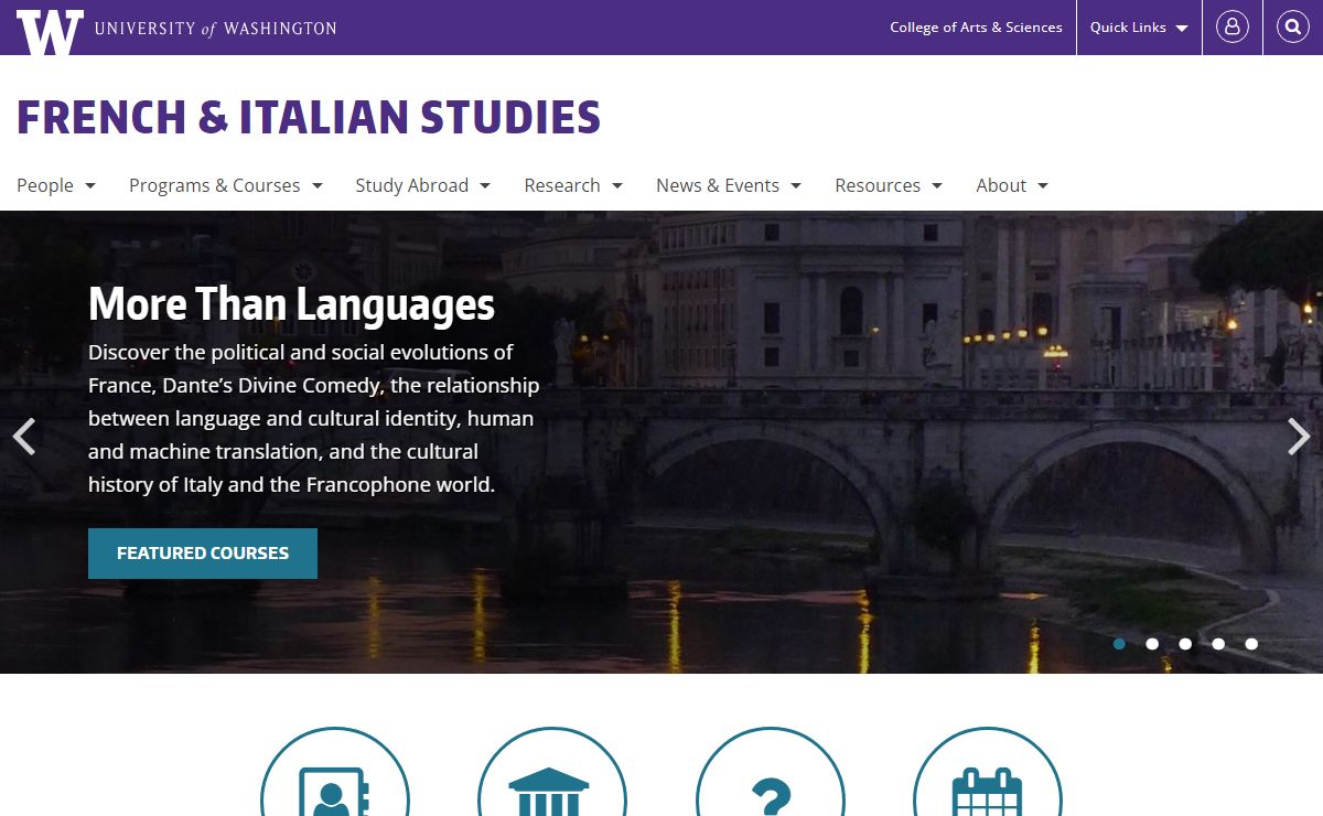 Home | French & Italian Studies | University of Washington