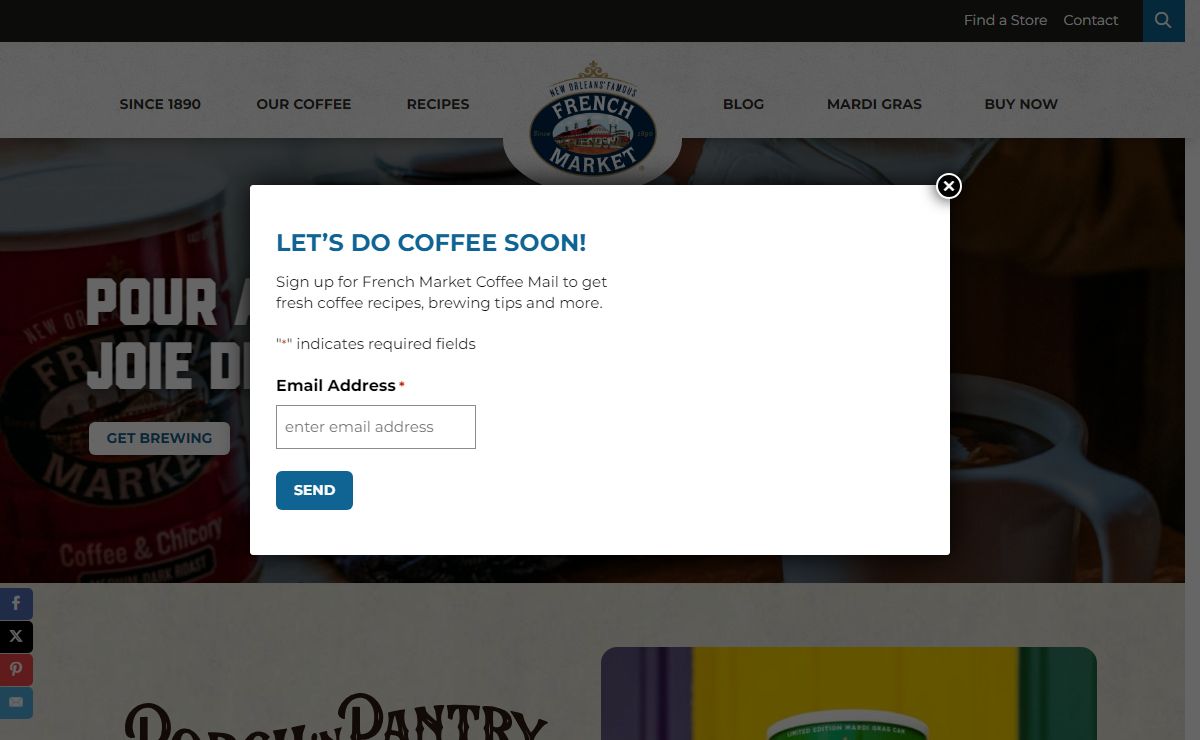 Home - French Market Coffee - New Orleans' Famous