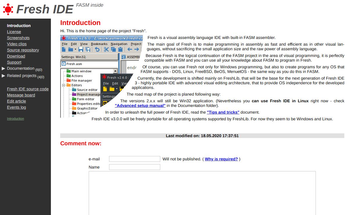 Fresh IDE project - Introduction