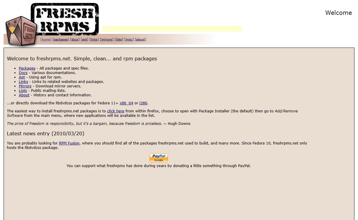 [freshrpms.net] - Welcome
