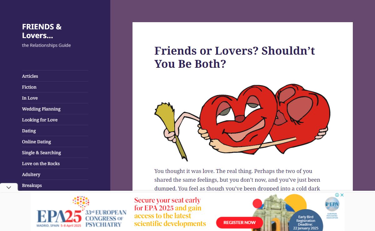 FRIENDS & Lovers… – the Relationships Guide