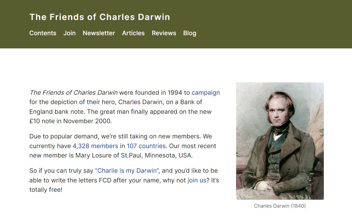 The Friends of Charles Darwin