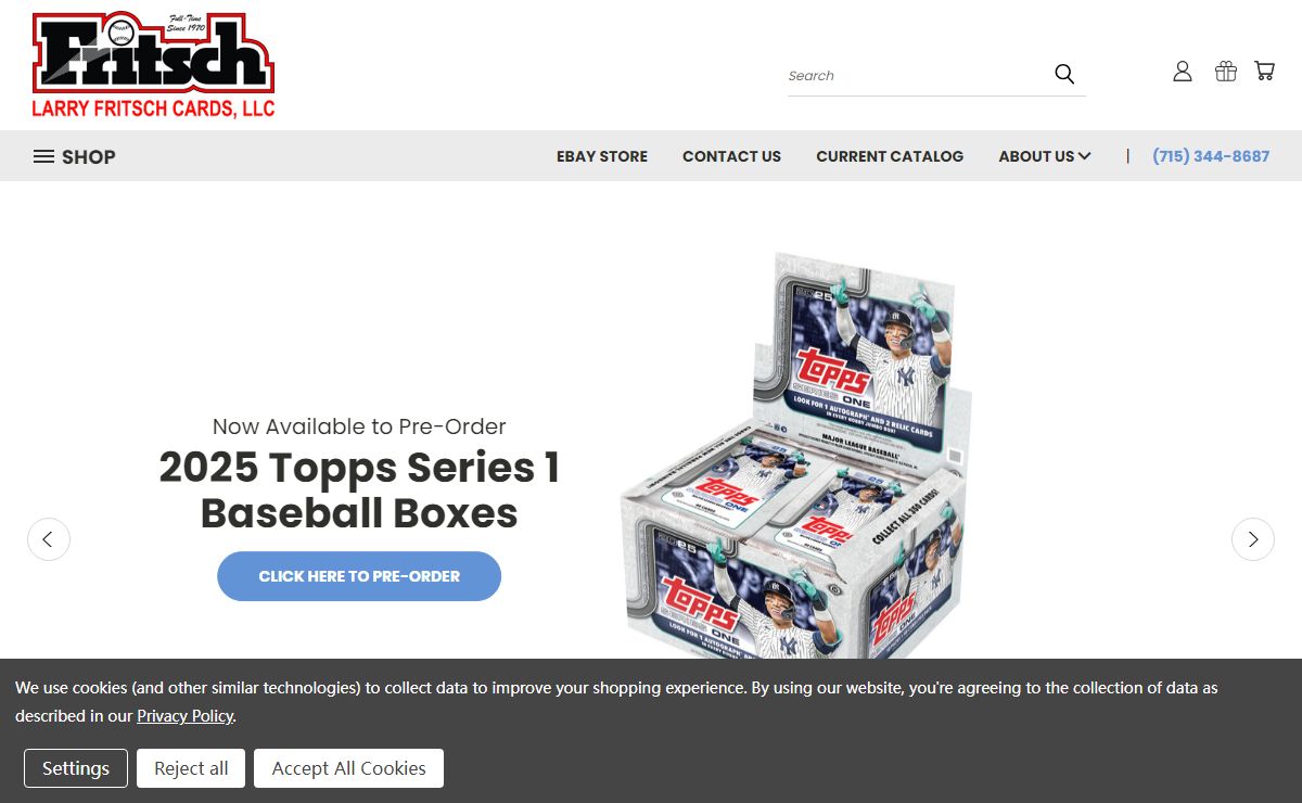 Larry Fritsch Cards LLC - Your Card Collecting Headquarters