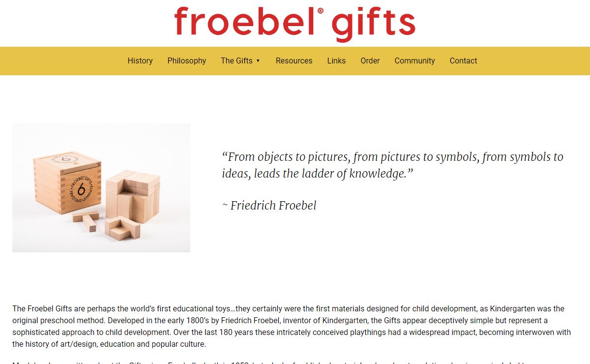 Froebel Gifts Gabe Eunmul Spielgabe Frobel Kindergarten