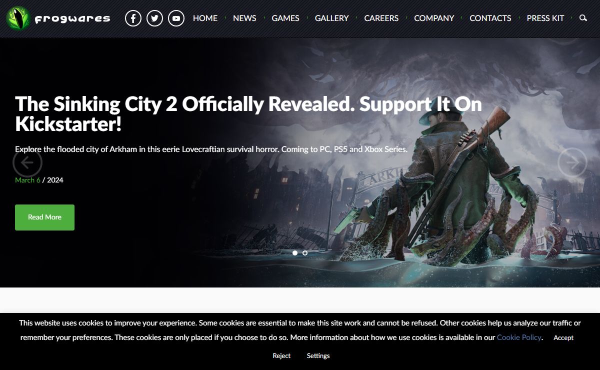 Frogwares - Creators of Sherlock Holmes games and The Sinking City