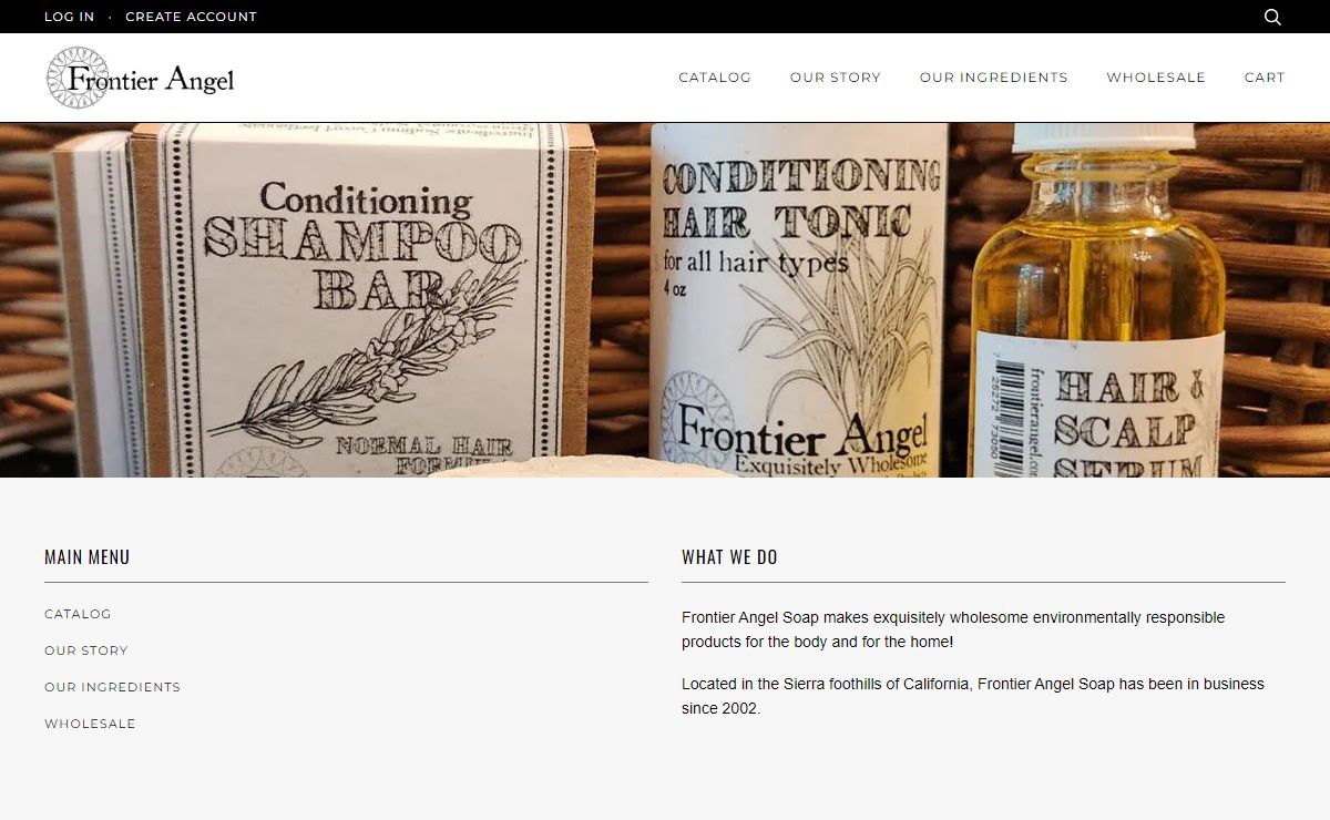 Frontier Angel Soap