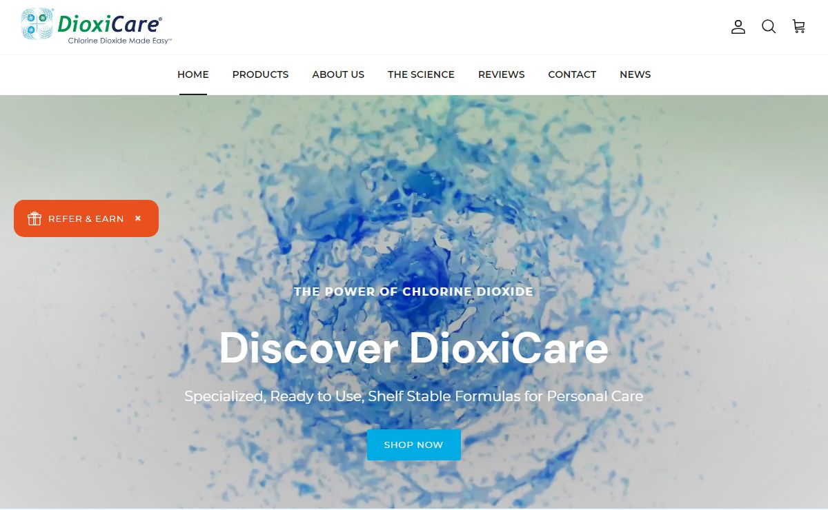 Frontier Pharmaceutical: DioxiCare Chlorine Dioxide