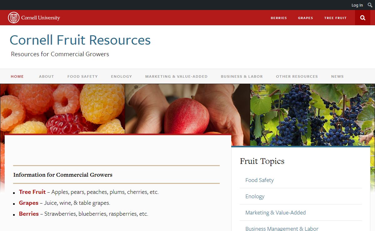 Cornell Fruit Resources | Resources for Commercial Growers