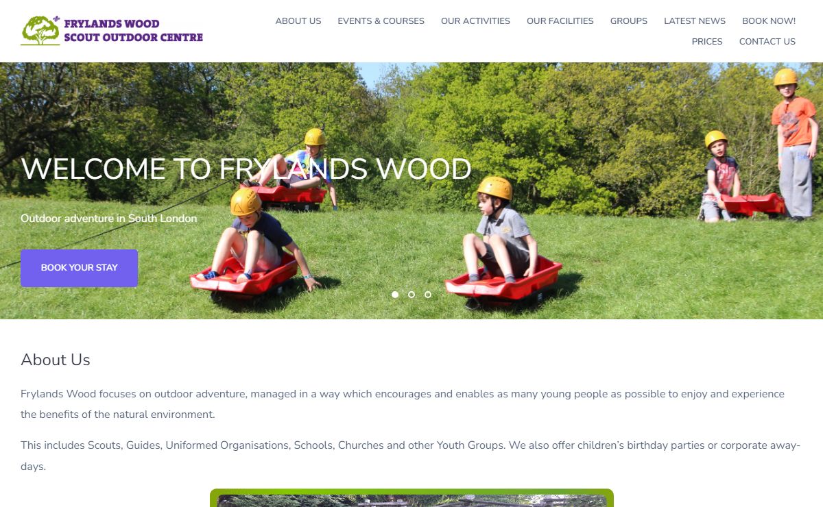 Frylands Wood Scout Outdoor Centre