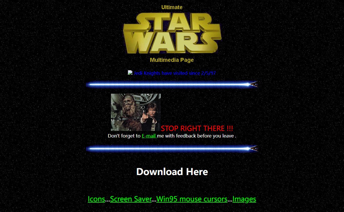 Ultimate Star Wars Multimedia Page